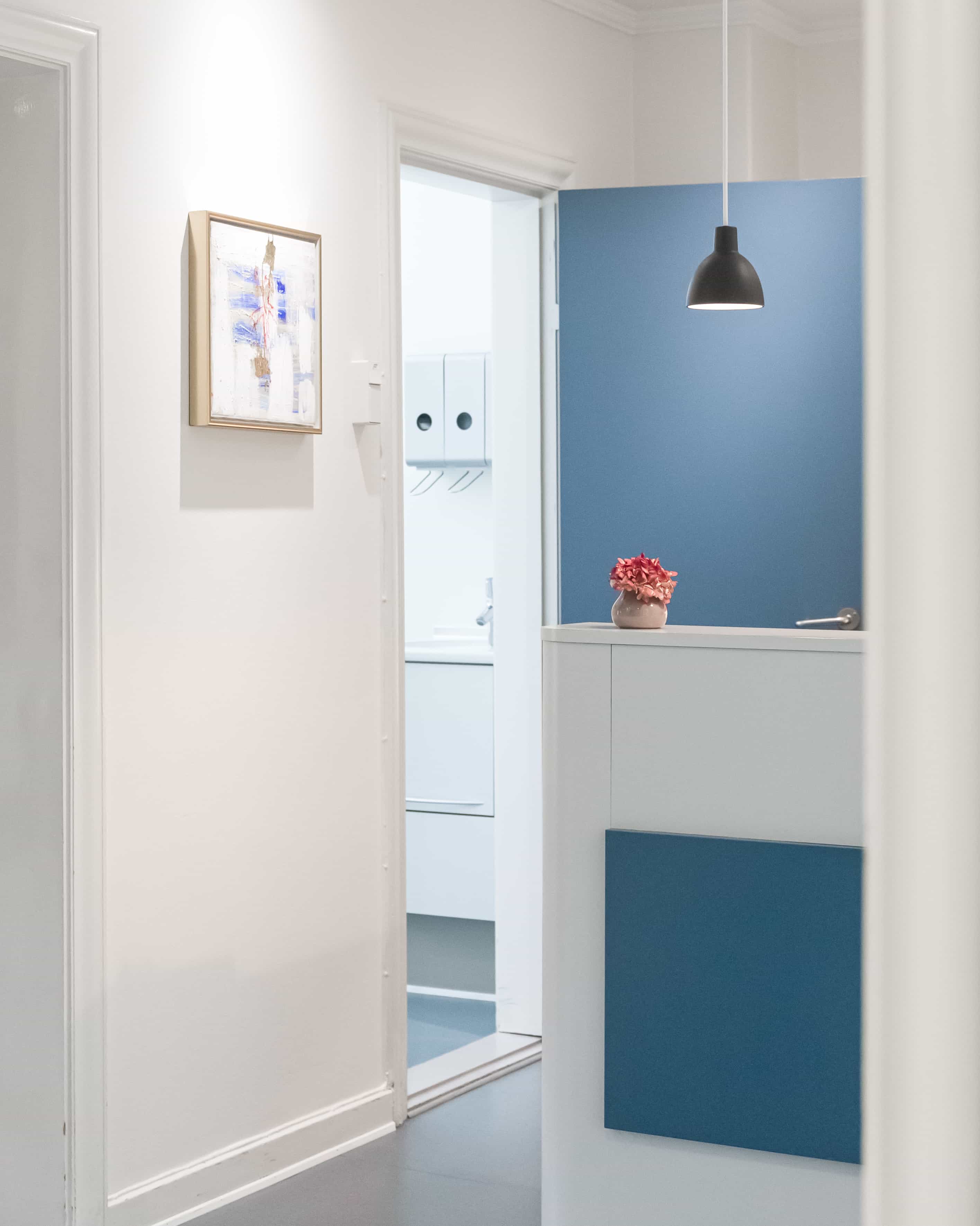 Tandlægeklinikken set indefra