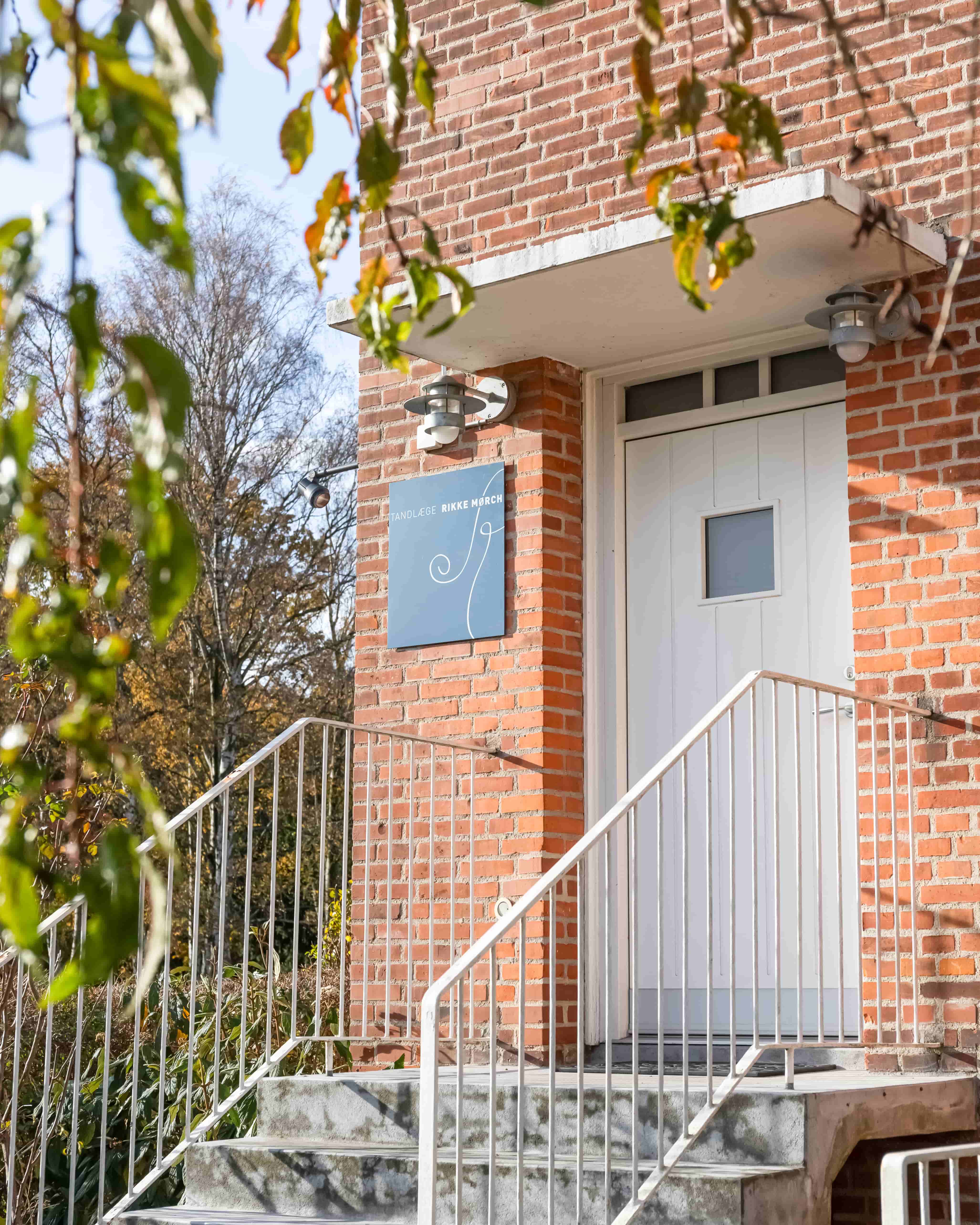 Tandlægeklinikken set udefra